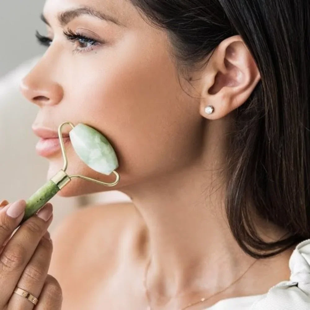 NEW Natural Jade Roller & Gua Sha for Glowing Skin